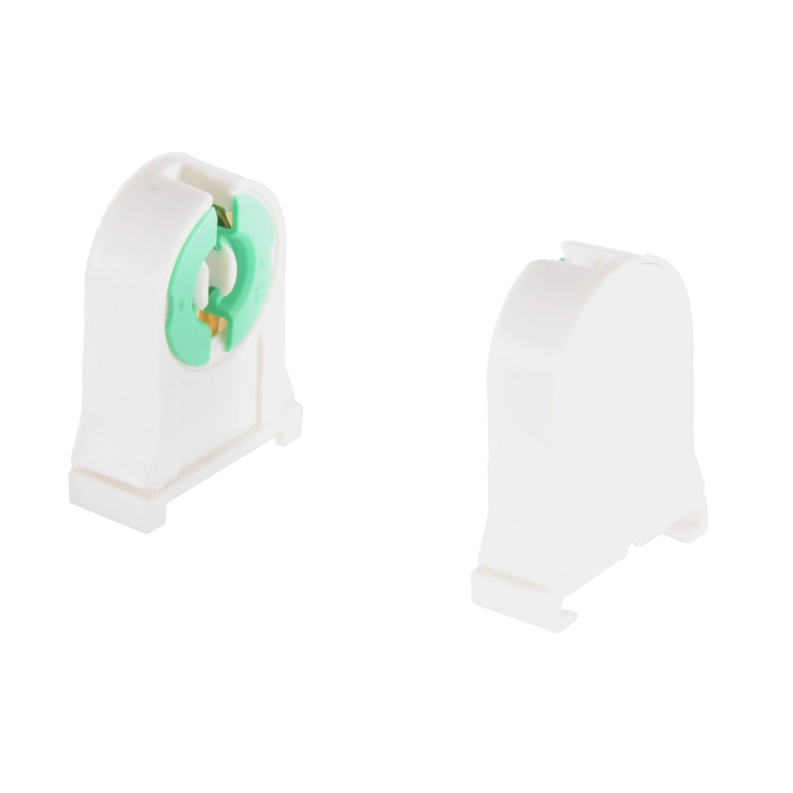 ya 14 4x Universal T8 LED Lamp Holder Plastic Base Fluorescent Light Socket Adapter