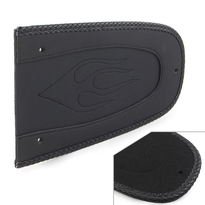 ya 5 8.7 Black Flame Solo for SEAT Rear Fender Bib for Harley Touring Electra Glide Road King