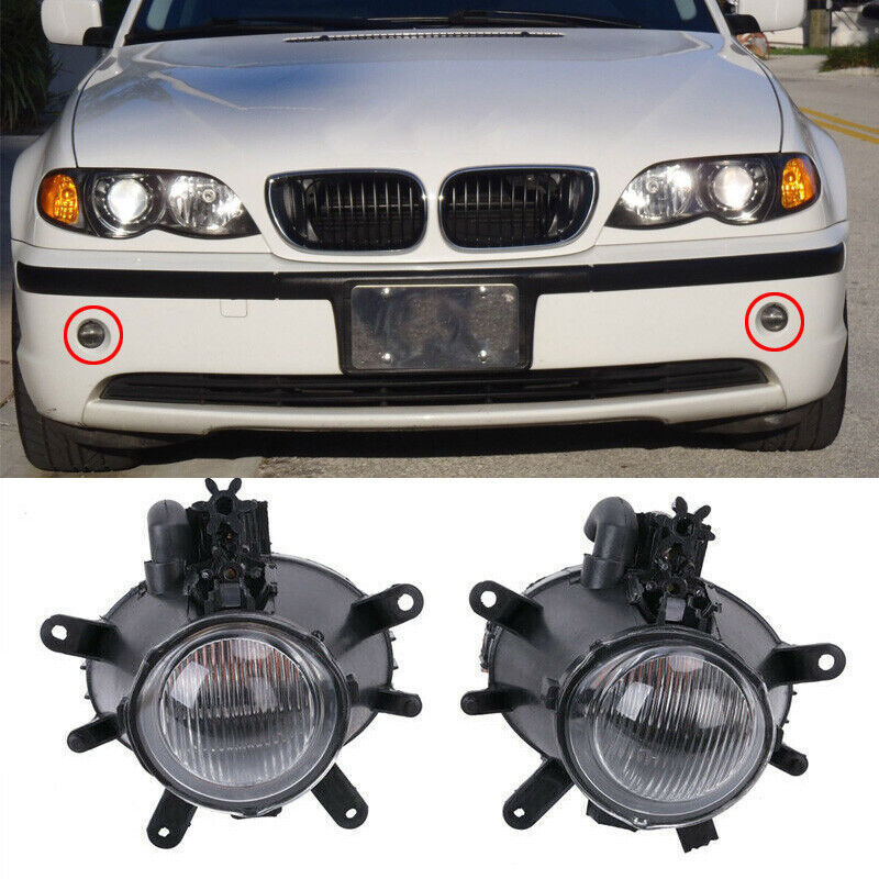 ya 1 8.5.1 2-piece front bumper fog lamp housing suitable for 2002-2005 for 325i 325xi 330i 330xi