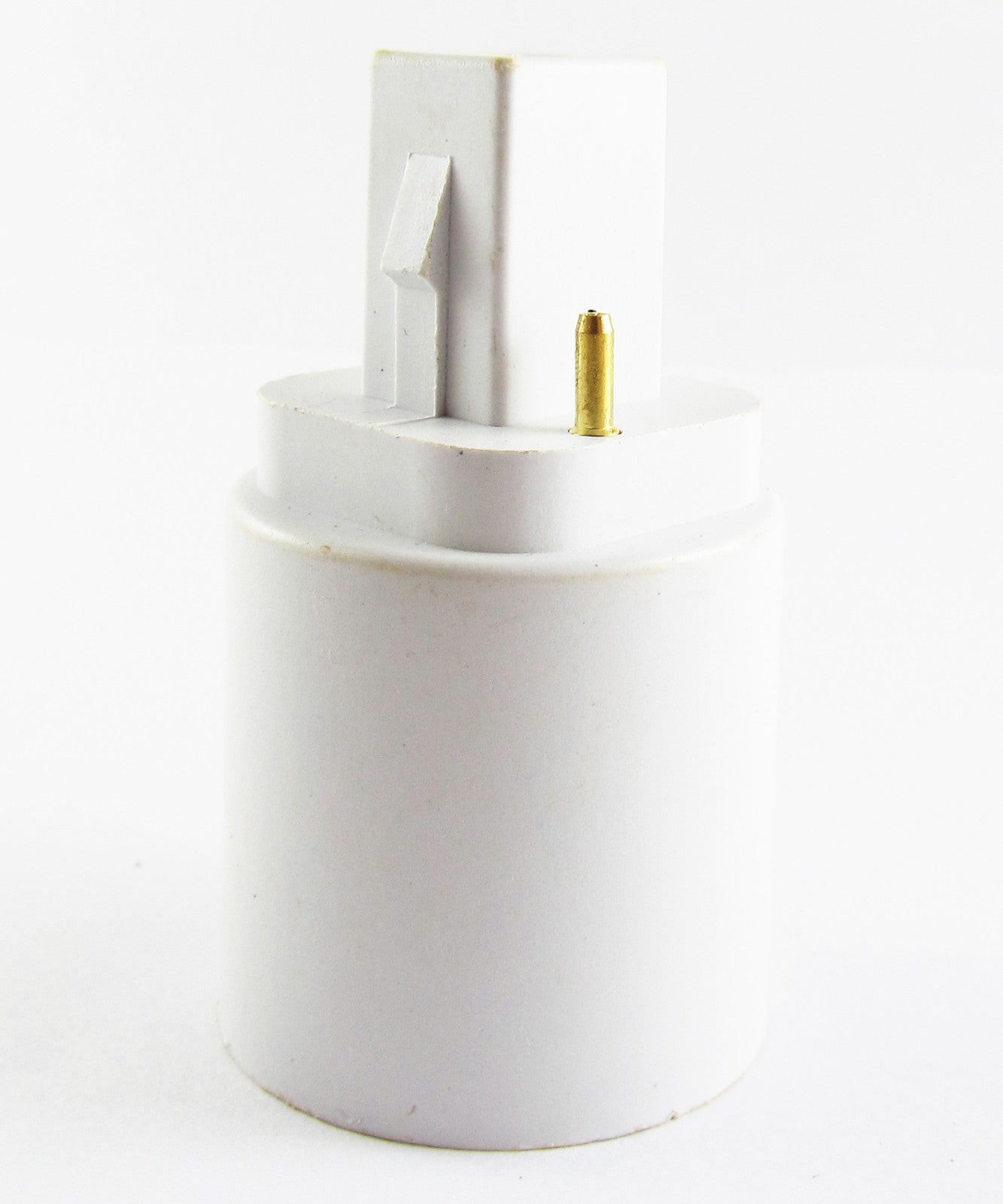 ya 14 1pc G24 Male to E27 Female Socket Base LED Halogen CFL Light Bulb Lamp Adapter