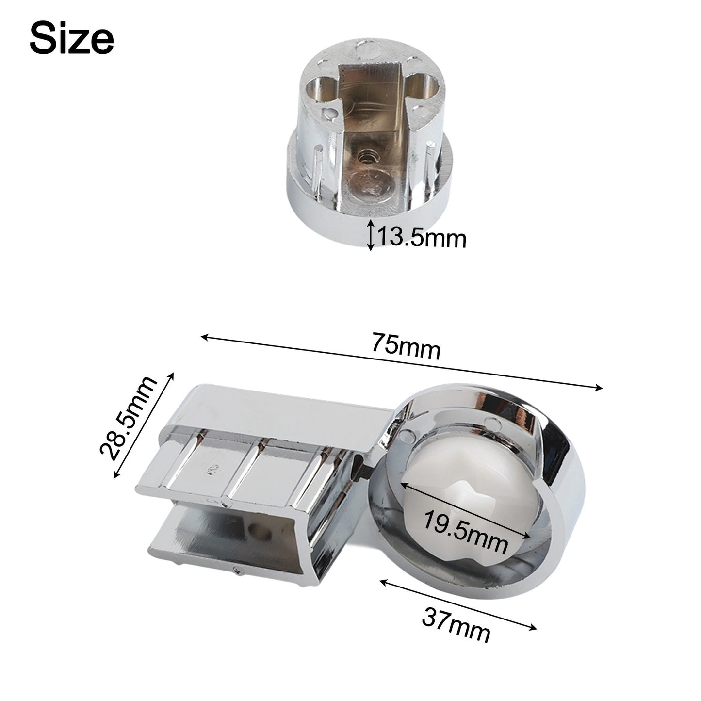 ya 28 Bath Hinge Brackets for Shower Screen with Chrome Plating and Easy Installation