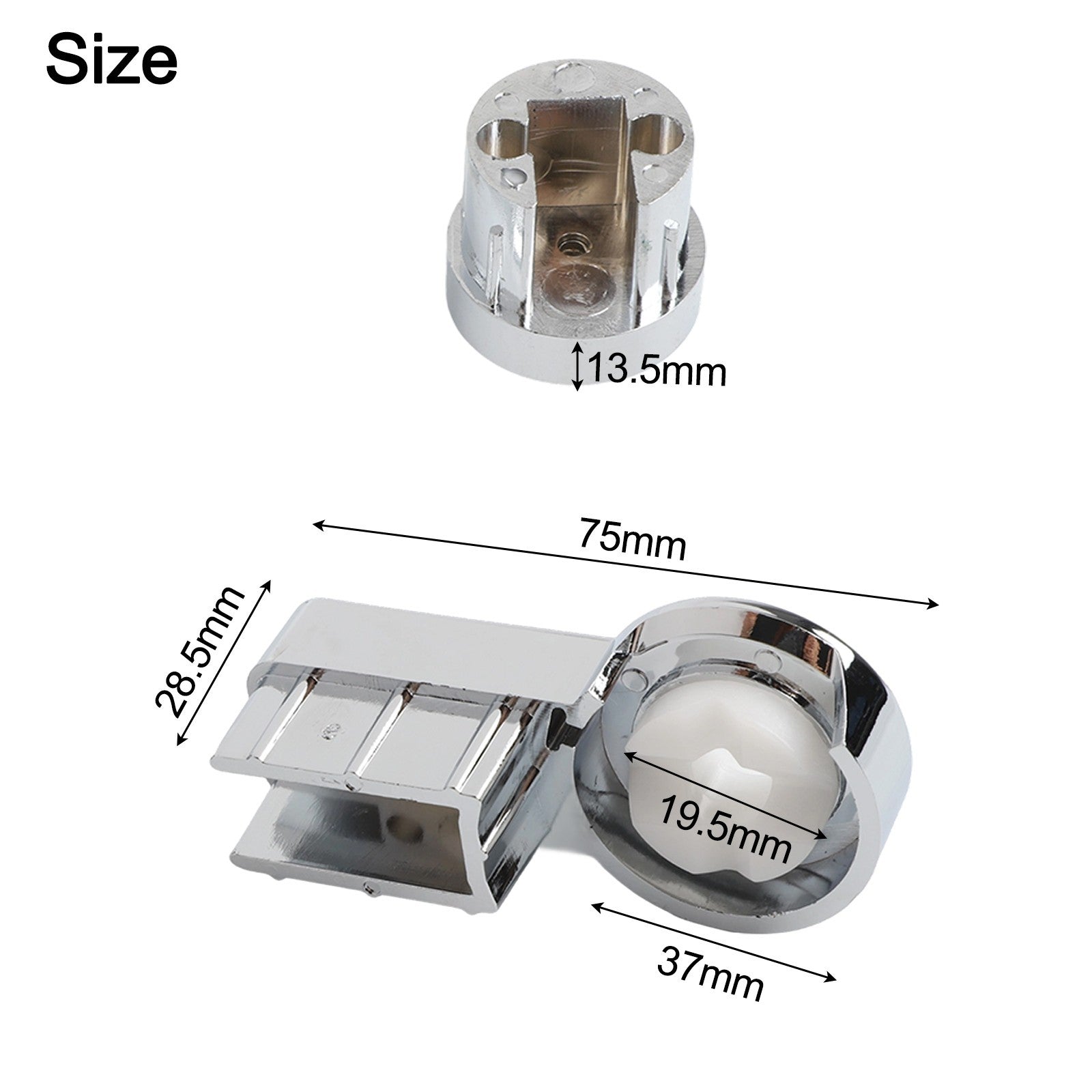 ya 28 Bath Hinge Brackets for Shower Screen with Chrome Plating and Easy Installation