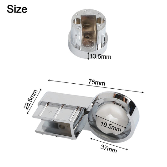ya 28 Bath Hinge Brackets for Shower Screen with Chrome Plating and Easy Installation