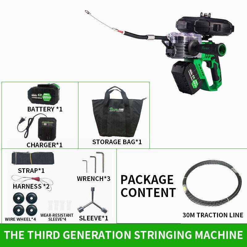 ya 14 Threading machine pull wire electric electrician threader leader auto pull wire