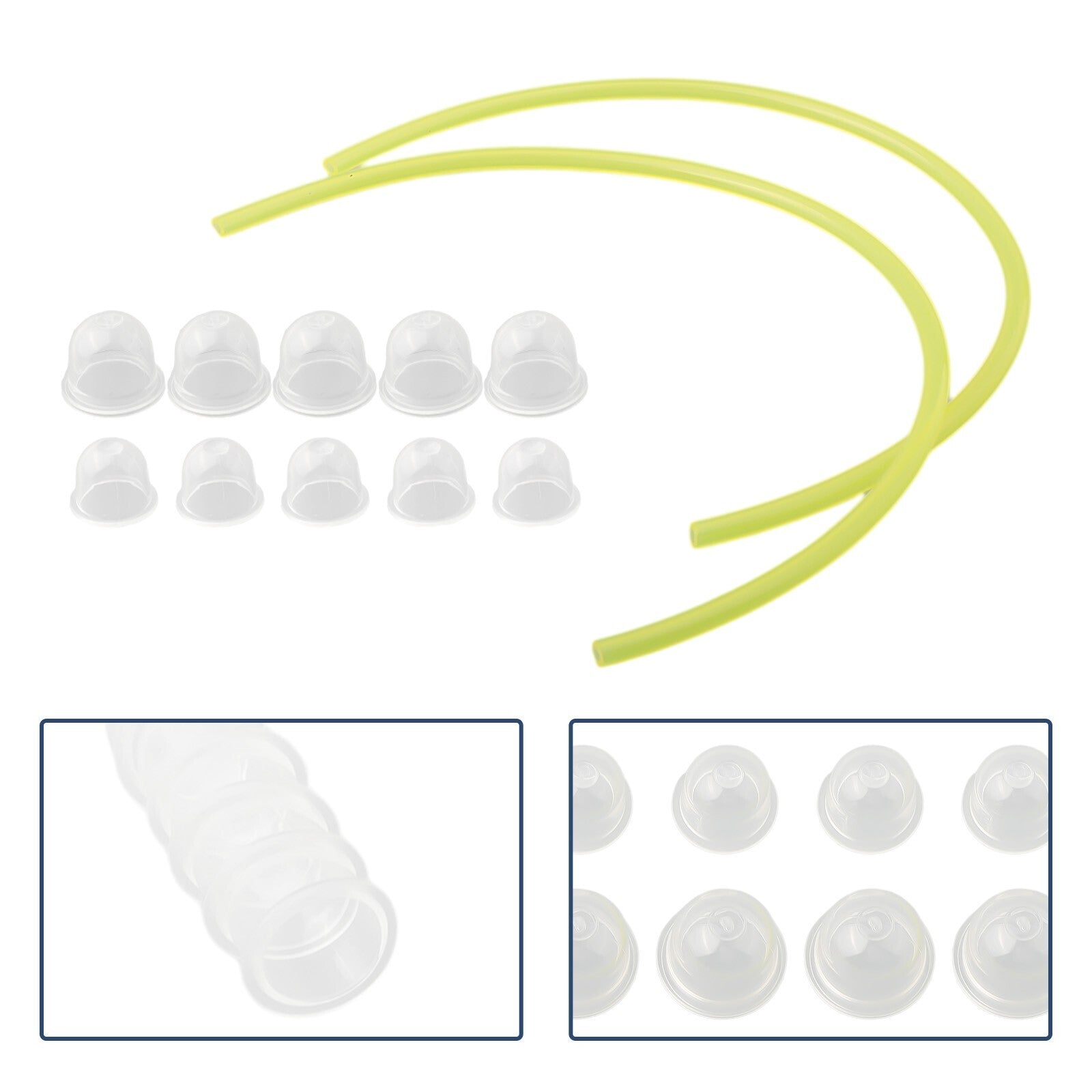 ya 17 Reliable Primer Bulbs Set 5 X Small and 5 X Large Includes 2 Feet Fuel Line