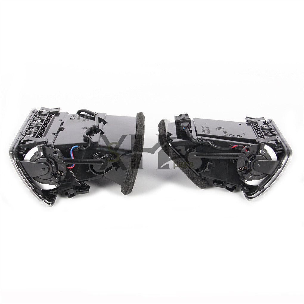 ya 9 6.5 Left & Right Dashboard AC Air Vent Kit Bright Chrome Fit for VW CC for Passat CC