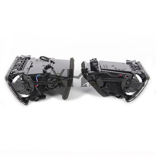 ya 9 6.5 Left & Right Dashboard AC Air Vent Kit Bright Chrome Fit for VW CC for Passat CC