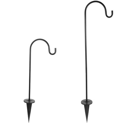 ya 14 2 Pcs Small Shepherds Hooks for Outdoor Garden Flowerpot Stand Heavy Duty