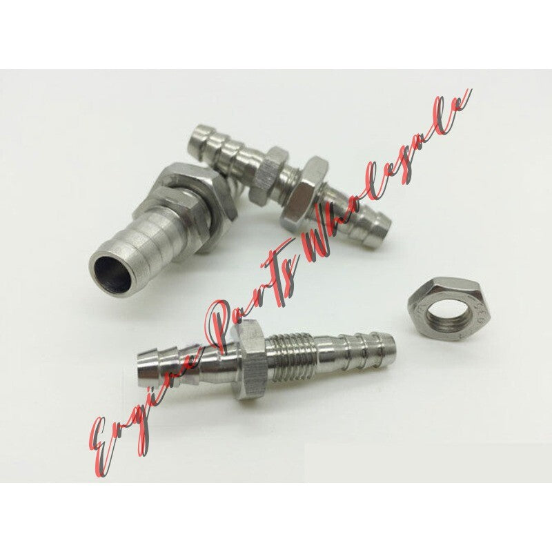 ya 18 7.30 Stainless Steel Bulkhead Fitting Barb Tube Connector Bulk Inch9199