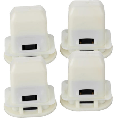 ya 5 8.7 4-Pack Rear for SEAT Bench Fixing Bracket Mounting Clips for VW for Audi for A4 A5 A6 Quattro Q7