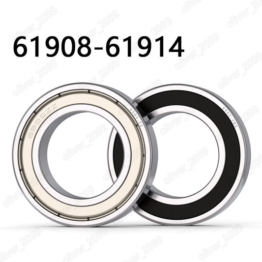 61908 61909 61910 61911 61912-61914 ZZ RS Thin Section Deep Groove Ball Bearings