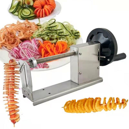 ya 26 3 in 1 Manual Hot Dog Spiral Potato Cutter Tor do Potato Chips Slicer Machine
