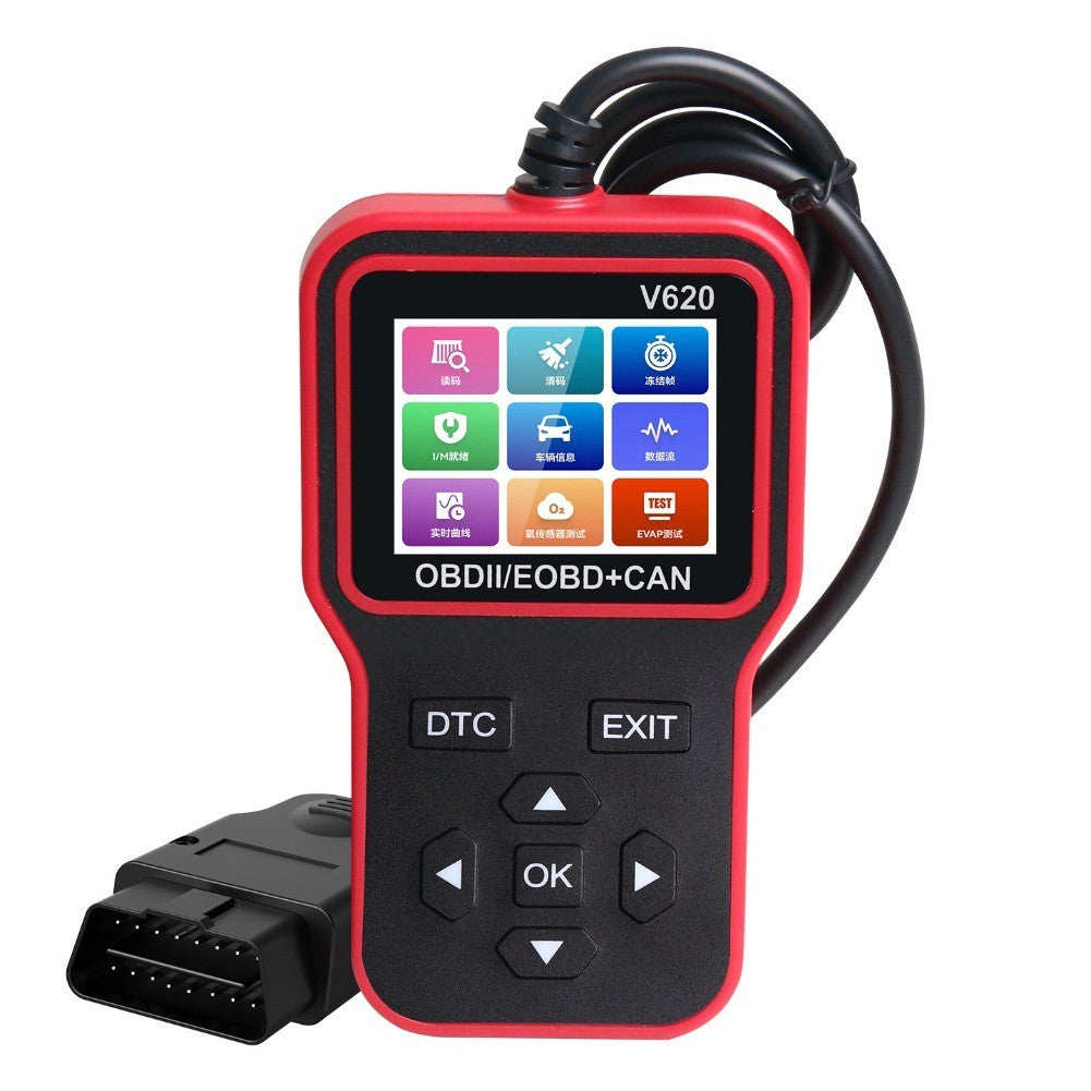 ya 16 V620 Vehicle Diagnostic Tool Fault Code Reader Battery System Tester 12 Volt