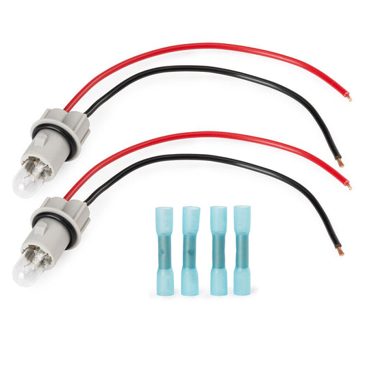ya 12 5.22.2 2Pcs Fit for Mercedes-benz CL Side Marker Lamp Light Bulb Socket Wire Harness