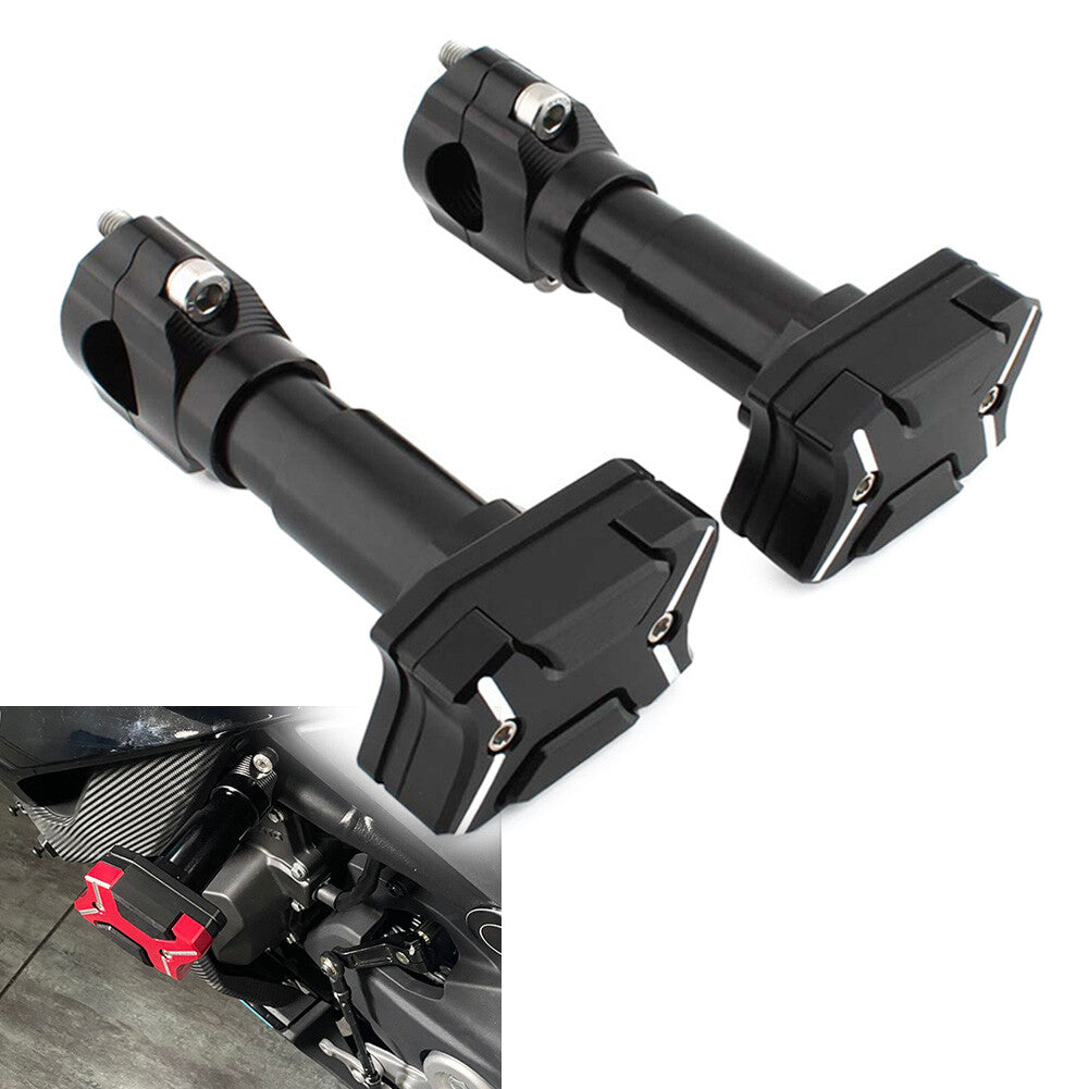ya 5 8.7 Universal Modified Engine Guard Crash Bar F for Ram e Protector 22mm-30mm Pair Black