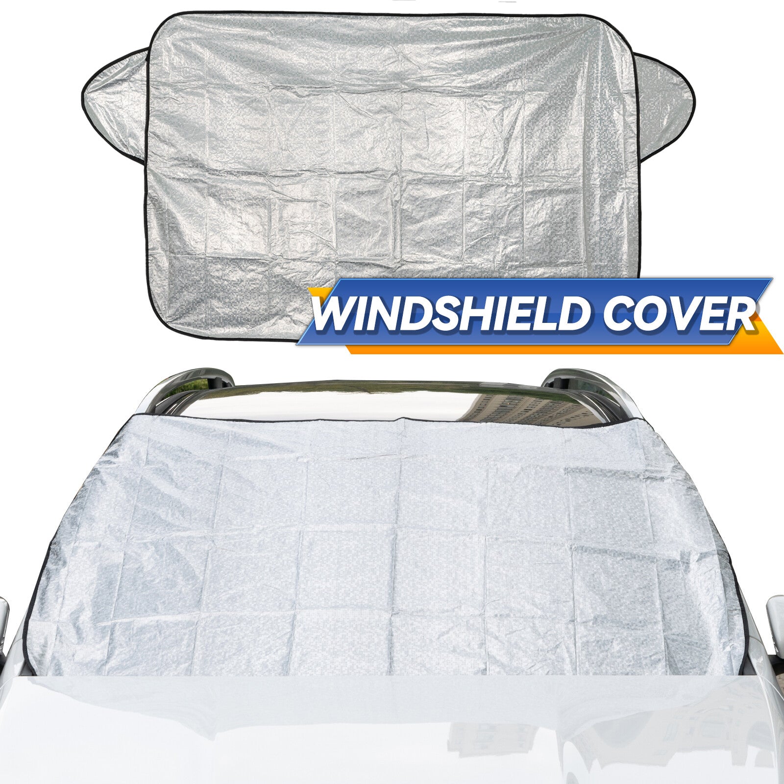 ya 2 6.26.2 Foldable Car Windshield Frost Cover Ice Snow Shield Front Windscreen Protector