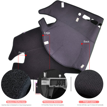 ya 5 8.7 XUKEY for Suzuki for Swift 2005 - 2010 Dashmat Dash Mat Dashboard Cover Pad Carpet