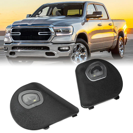 ya 12 5.22.2 2x Right Left Mirror Puddle Lights for 10-20 for Dodge for Ram 1500 2500 3500 4500 5500