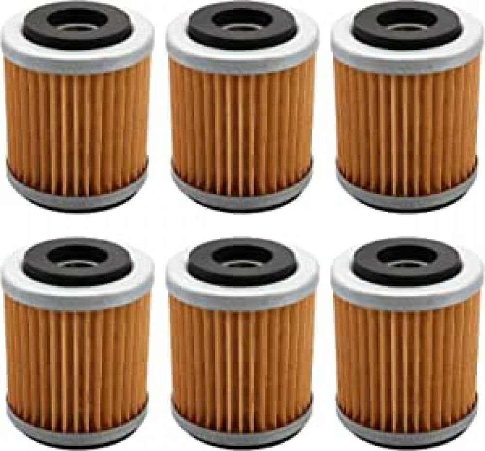 ya 1 6.30 6x Oil Filter for Yamaha YFM350X WARRIOR 350 1987-2004 FM350FW BIG BEAR 350 1986