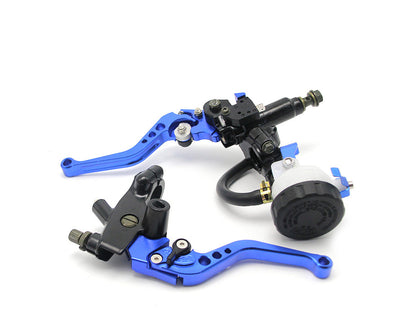 ya 5 8.7 22mm CNC 7/8 Motorcycle Brake Clutch Lever Master Cylinder Reservoir Hydraulic