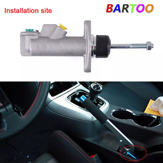 ya 7 6.10.2 Racing Brake Clutch Master Cylinder 0.75 Bore Thread Hydraulic Handbrake Pump