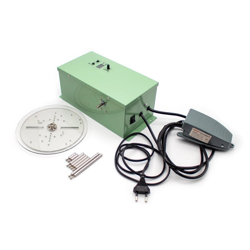 ya 26 8.1 Small Handmade Electric Winding Machine Ribbon Shoelace Winder with Foot Switchc