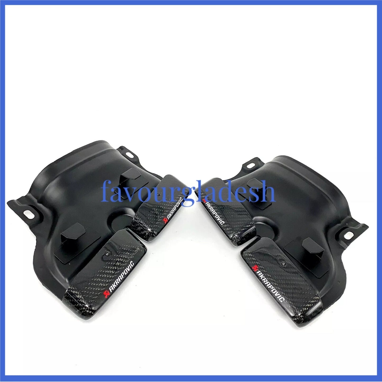 ya 4 6.17.2 for Mercedes-benz GLC GLE C-Class W205 Akrapovic Carbon Fiber Tip Pipe