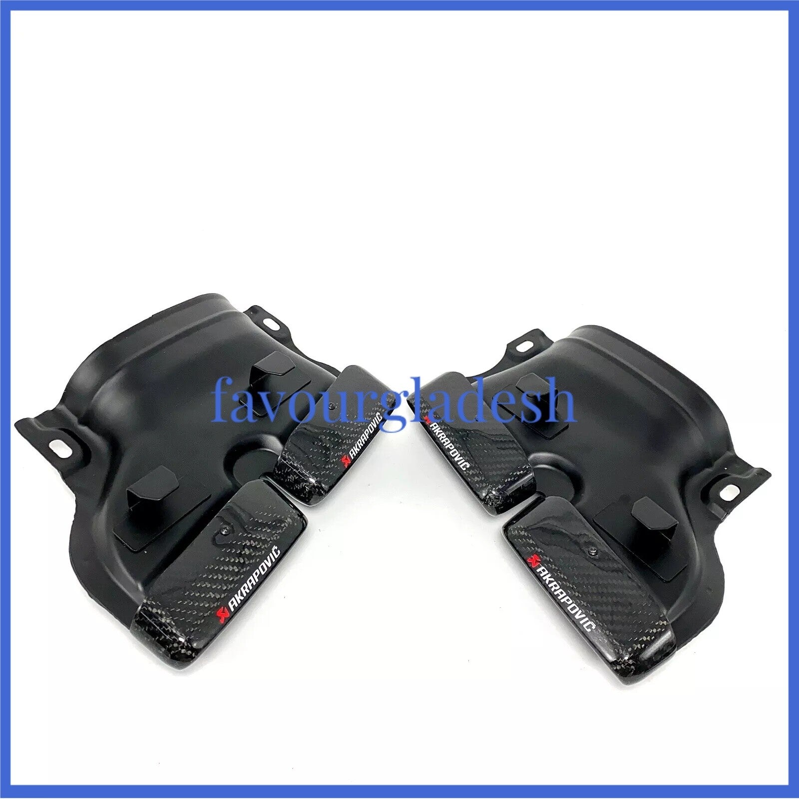 ya 4 6.17.2 for Mercedes-benz GLC GLE C-Class W205 Akrapovic Carbon Fiber Tip Pipe