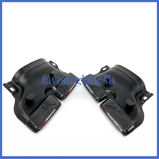 ya 4 6.17.2 for Mercedes-benz GLC GLE C-Class W205 Akrapovic Carbon Fiber Tip Pipe