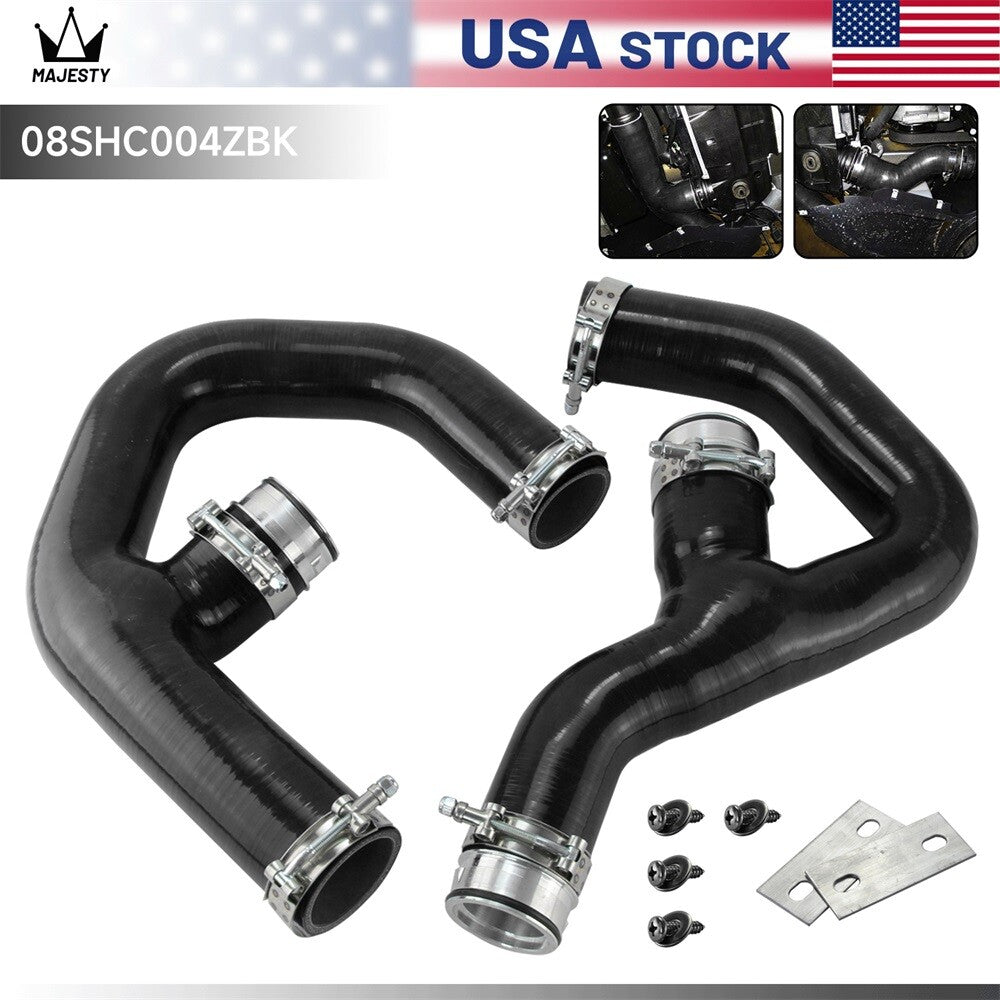 ya 5 6.15.2 Silicone Turbo Intercooler Pipe Hose for Golf MK5 MK6 GTI 2.0 FSi W/Adapters BK
