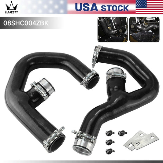 ya 5 6.15.2 Silicone Turbo Intercooler Pipe Hose for Golf MK5 MK6 GTI 2.0 FSi W/Adapters BK