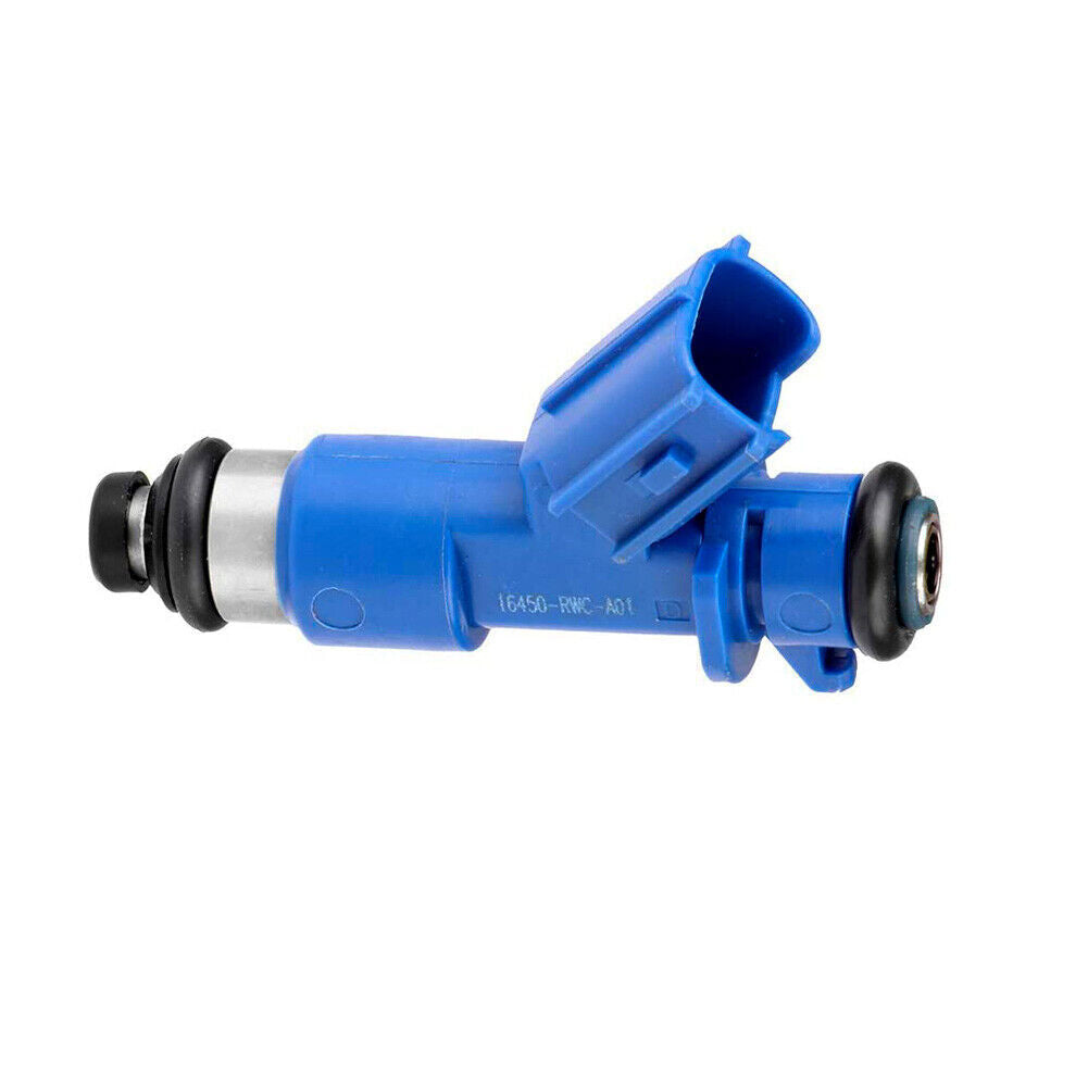 ya 1 8.5.4 16450RWCA01 4Pcs 410cc Fuel Injectors W/Adapters for Honda for Acura for RDX
