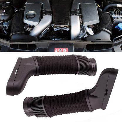 ya 5 8.7 for Mercedes-Benz W204 W212 E350 2008-2012 Pair Air Intake Inlet Duct Hose Pipe
