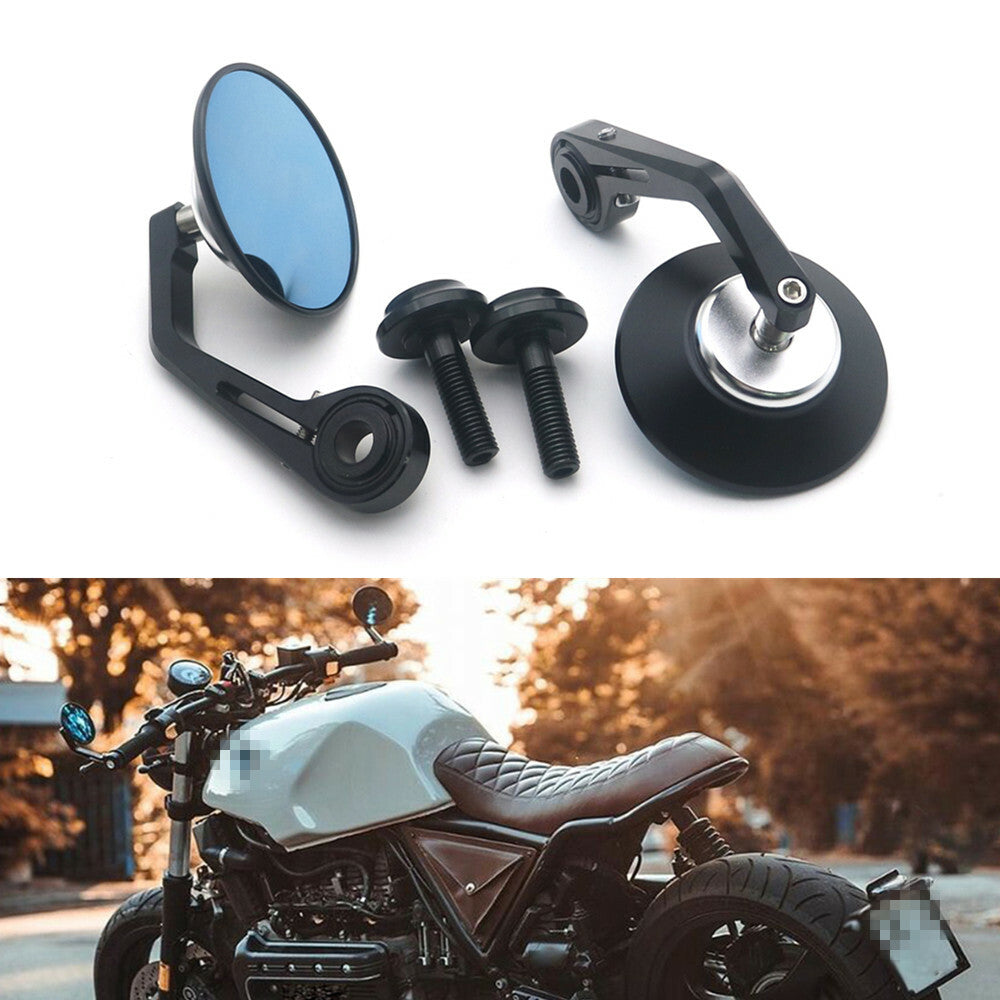 ya 4 6.21 Pair CNC Handlebar end Side Mirror 12mm Bolt-on for BMW R nineT Scrambler Urban
