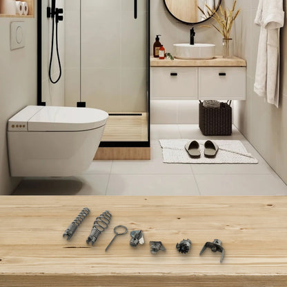 ya 26 7PCS Sewer Cleaning Cutter Head Set for Powerful Drain Mainte nce Solutions