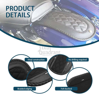 ya 5 8.7 Black Rear Fender Bib Solo for Seat Pad Cushion for Harley Electra Glide Road King