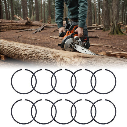 ya 17 Compatibility Set of Ten Piston Rings at 46mm for Various Chainsaw Models