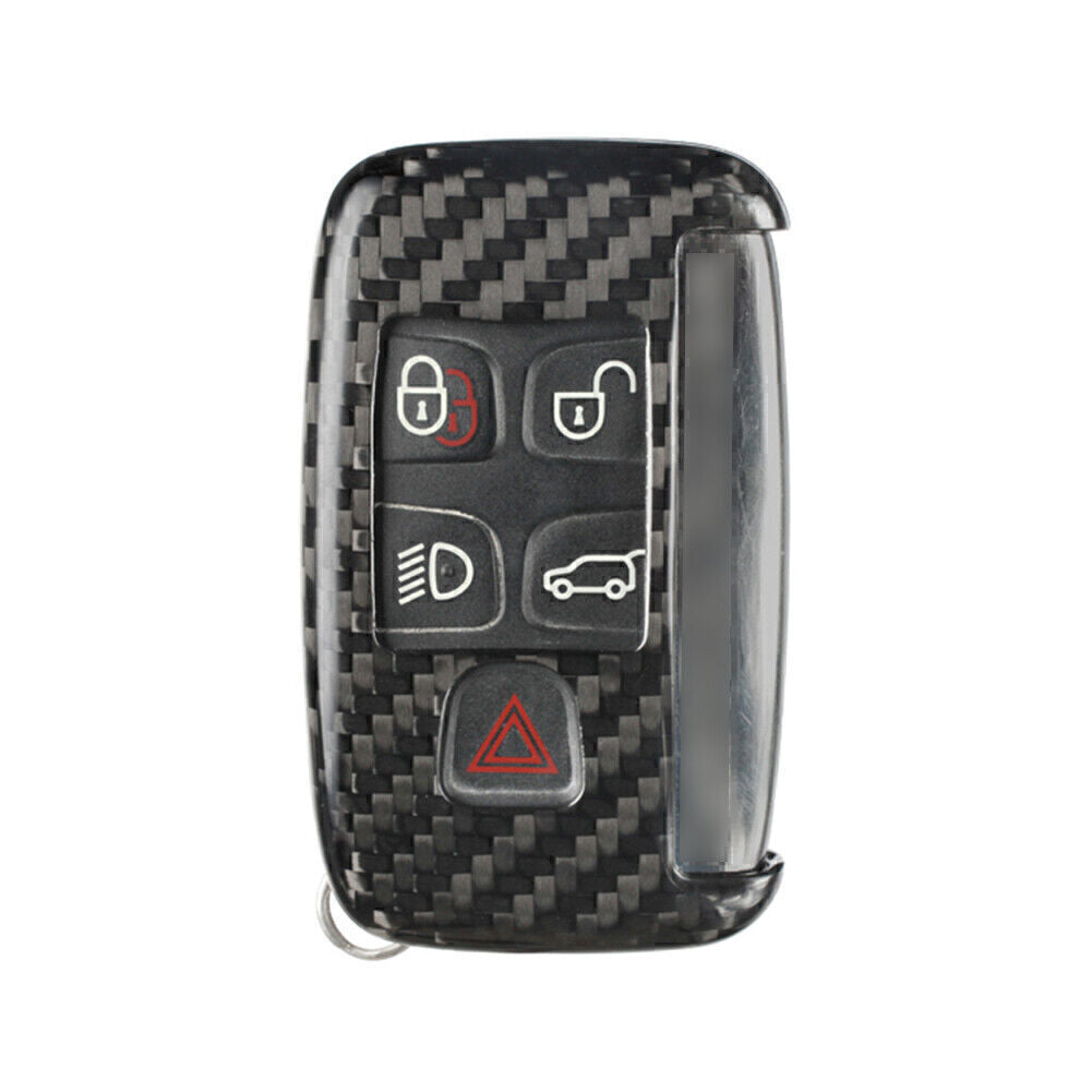 ya 5 8.7 for Land Rover for Range for Rover Discovery Carbon Fiber Black Remote Key Shell Cover