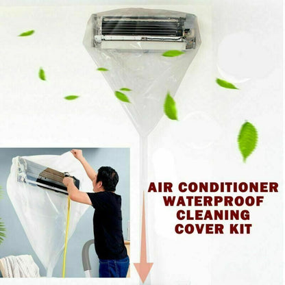 ya 25 Home Air Conditioner Cleaning Dust Washing Clean Cover Waterproof Protor Bag
