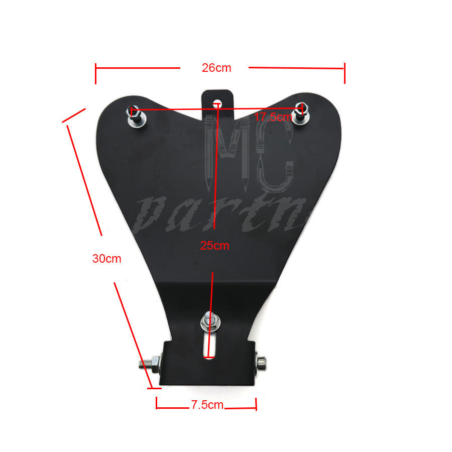 ya 5 8.7 Motorcycle Solo for Seat Baseplate Springs Bracket for Harley Sportster XL883 XL1200