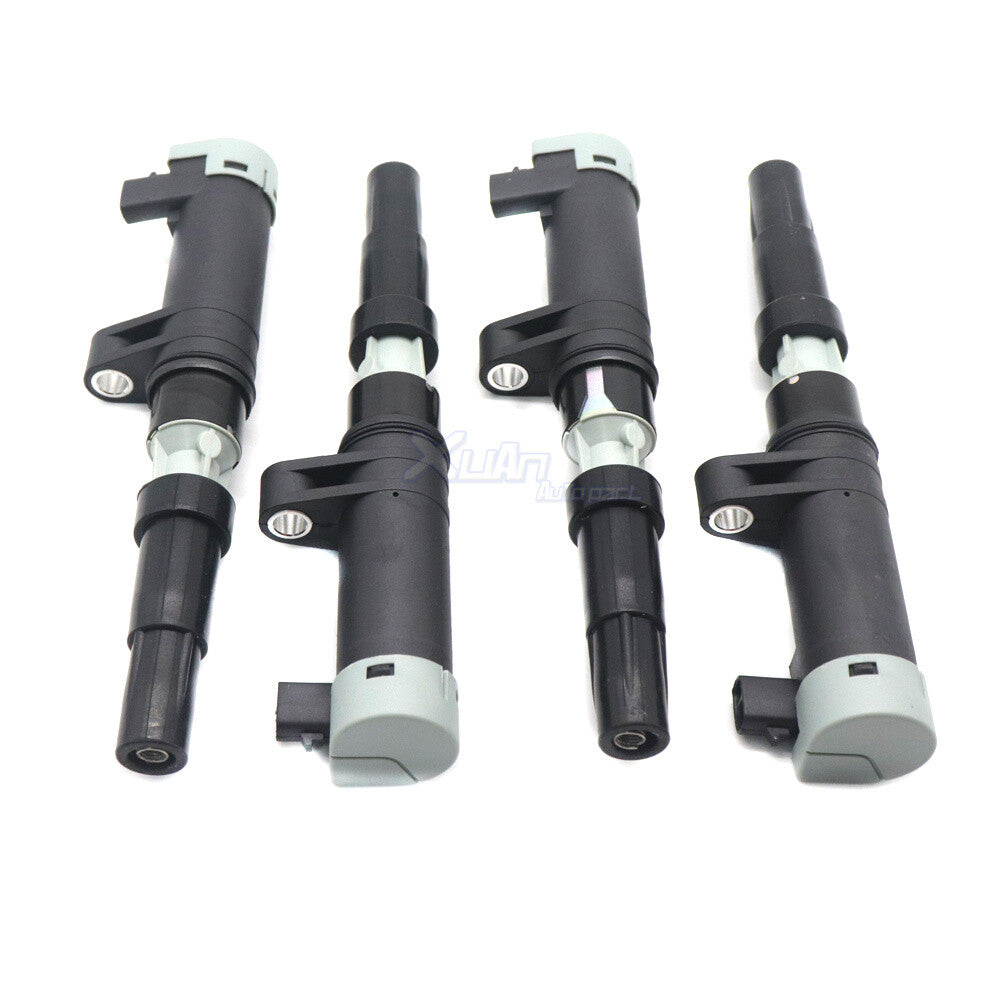 ya 5 8.7 UF-653 SET OF 4 IGNITION COILS for Renault SCENIC 1.4 1.6 2.0 8200405098 4PCS CN