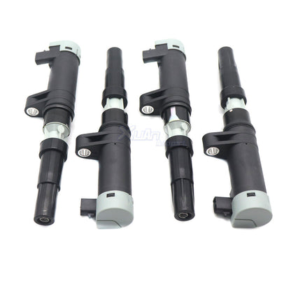 ya 5 8.7 UF-653 SET OF 4 IGNITION COILS for Renault SCENIC 1.4 1.6 2.0 8200405098 4PCS CN