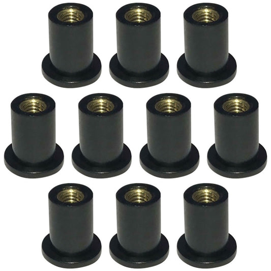 ya 4 6.21 10 Pcs M4 Nut Child Motorcycle Windscreen Fastener for Windshield