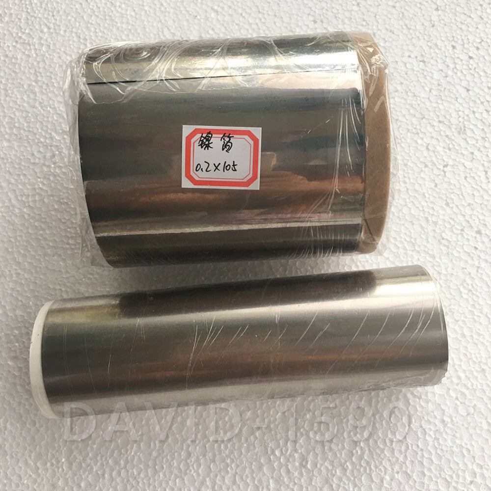 1pcs 99.99% Ni Ultrathin High Purity Nickel Strip Nickel Belt Nickel Foil Sheet