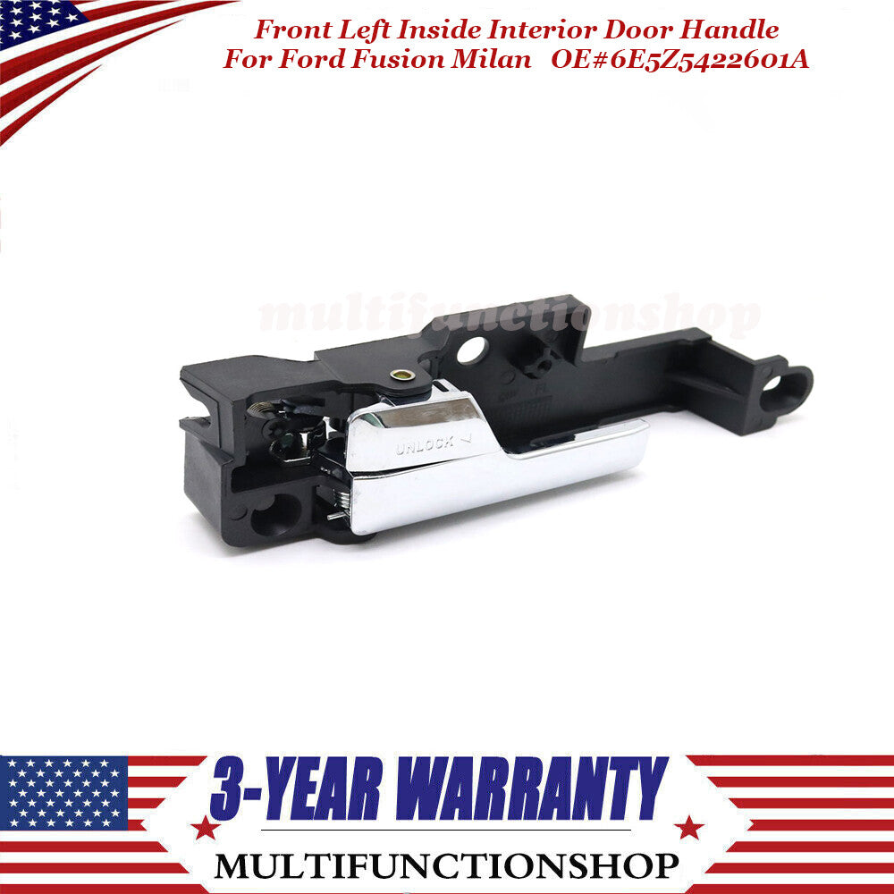 ya 11 6.6 Front Left & Right Interior Door Handle for Ford Fusion Milan MKZ 2006-2012
