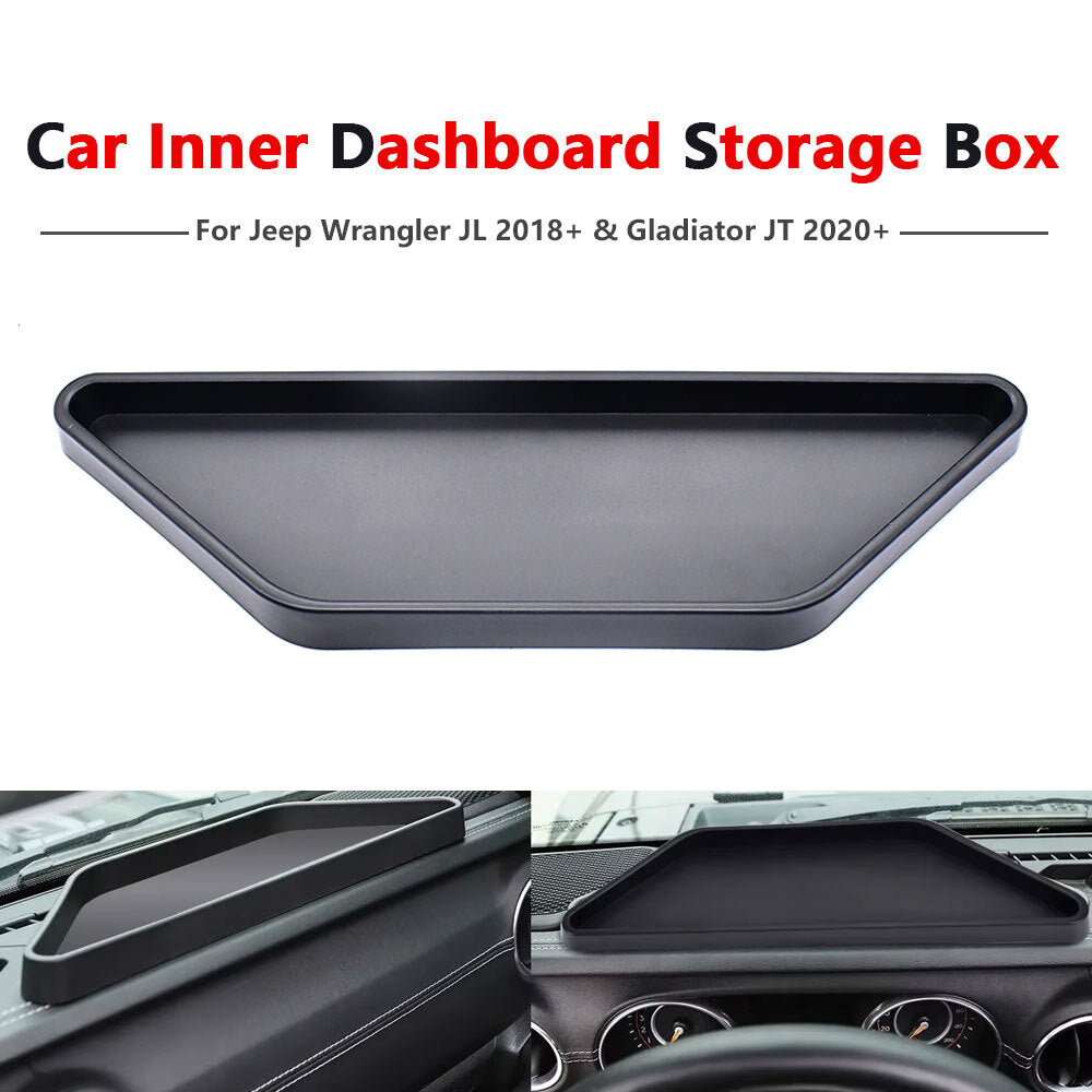 ya 5 8.7 Car Dashboard Storage Box Custom for 2018-2025 for Jeep Gladiator JT Organizer Tray