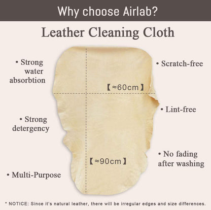 ya 5 8.7 Natural Chamois Leather Car Clean Washing Cloth Absorbent Drying Towel Universal