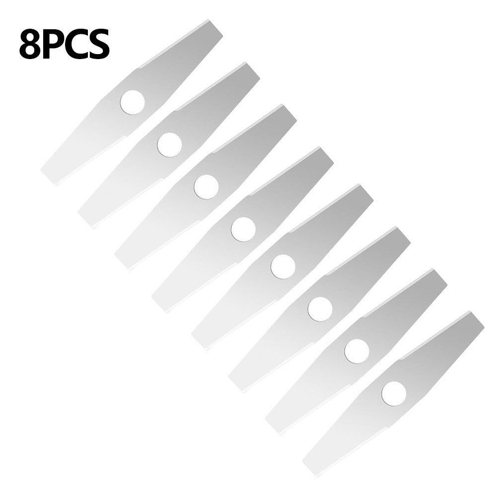ya 14 Metal Grass String Trimmer Head Replacement Saw Blades LawnMower Fitting 8pcs