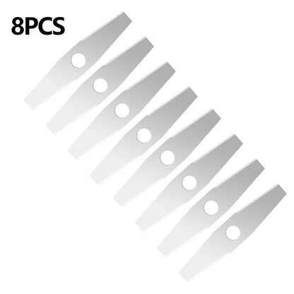 ya 14 Metal Grass String Trimmer Head Replacement Saw Blades LawnMower Fitting 8pcs