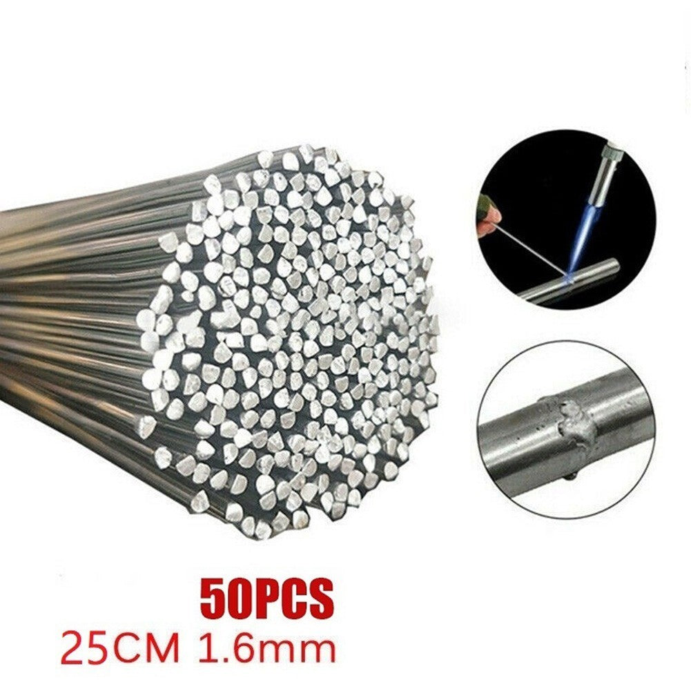 ya 25 50pcs Solder Tool Welding Rods Wire Brazing Aluminium Low-Temperature Hot